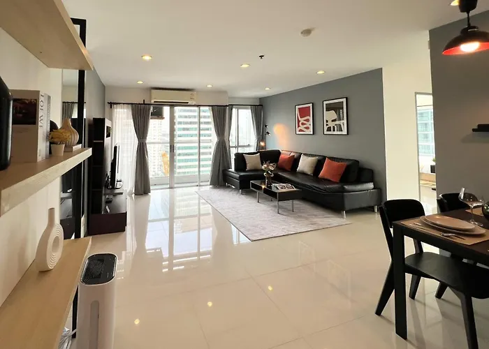 Stylish 2br View - Bts St.louis - Ultra Fast Wifi 度假居 曼谷