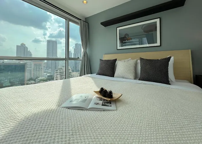Stylish 2br View - Bts St.louis - Ultra Fast Wifi 曼谷