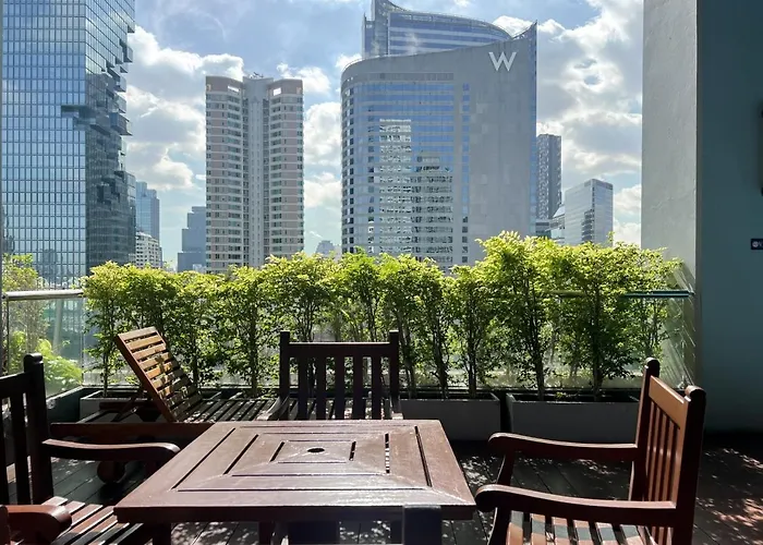 Stylish 2br View - Bts St.louis - Ultra Fast Wifi 曼谷